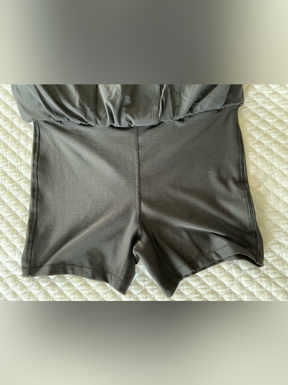 Athleta Black Skyline Belted Tie Waist PaperBag Skirt/Skort 6 - Picture 8 of 11